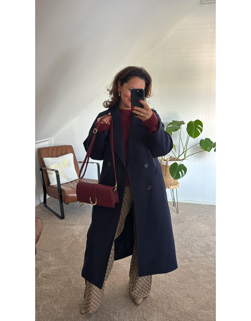 DANA FLOREA Mantel Jas Gwen Blauw