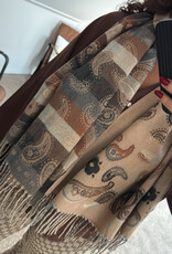 DANA FLOREA Sjaal Clarise Bruin