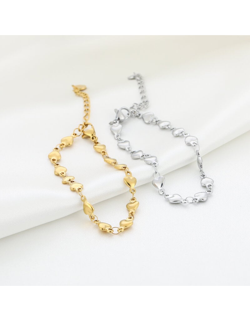 DANA FLOREA Hartjes armband
