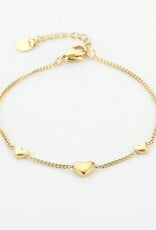 DANA FLOREA 3 Hartjes Armband