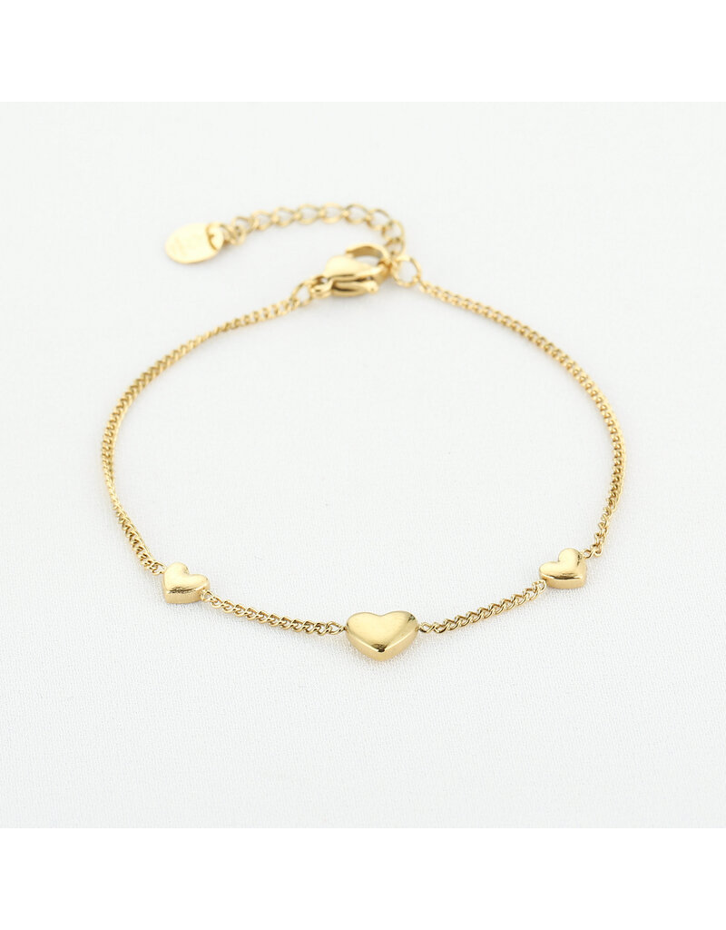 DANA FLOREA 3 Hartjes Armband