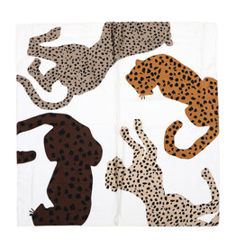 DANA FLOREA Zijdezachte Sjaaltje Leopard