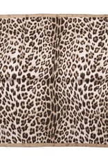 DANA FLOREA Zijdezachte Sjaaltje Leopard Print