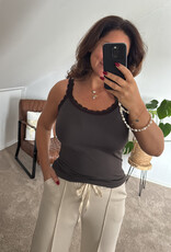 DANA FLOREA Hemd Fleur Choco Bruin