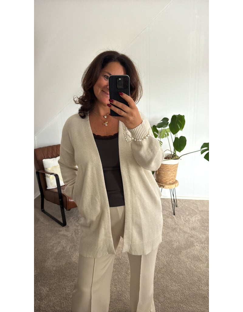 DANA FLOREA Vest Madelon Crème