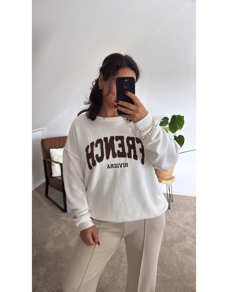 DANA FLOREA Sweater French Riviera Off White