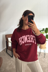 DANA FLOREA Sweater French Riviera Bordeauxrood