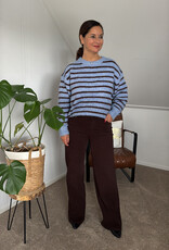 DANA FLOREA Wide Leg Jeans Coffee