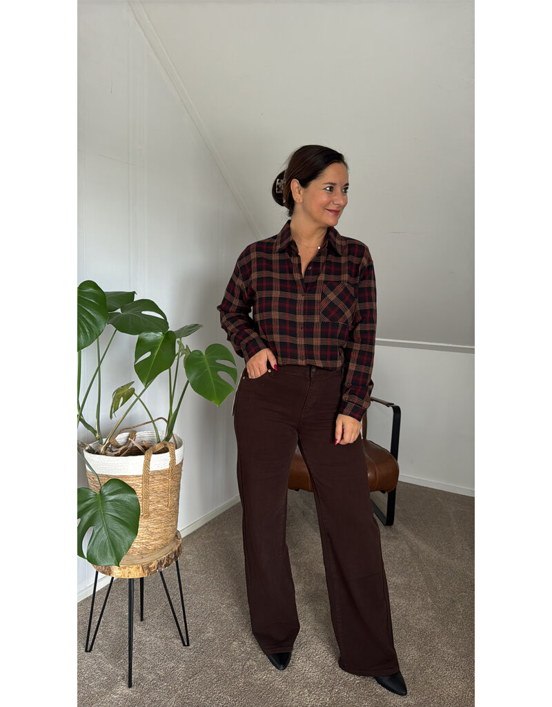 DANA FLOREA Blouse Tess Bordeaux
