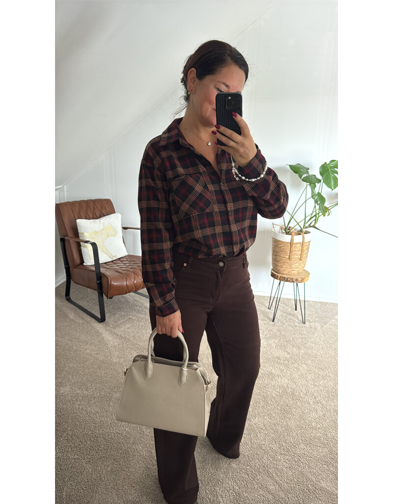 DANA FLOREA Blouse Tess Bordeaux