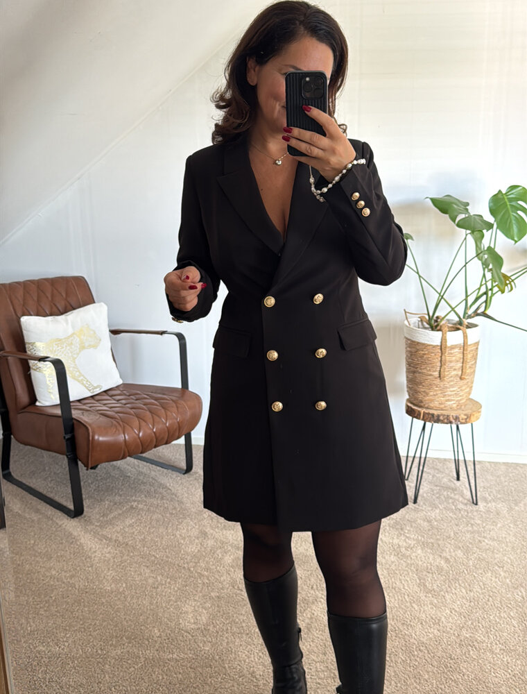 DANA FLOREA Blazer Dress Emilia Black