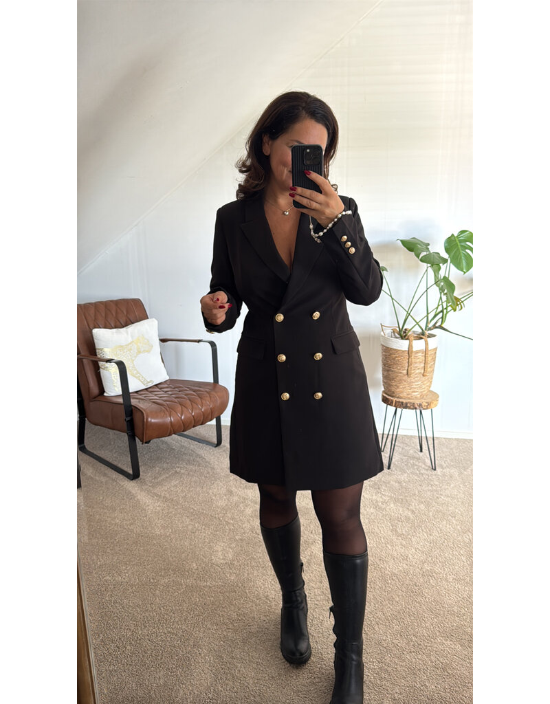 DANA FLOREA Blazer Dress Emilia Black