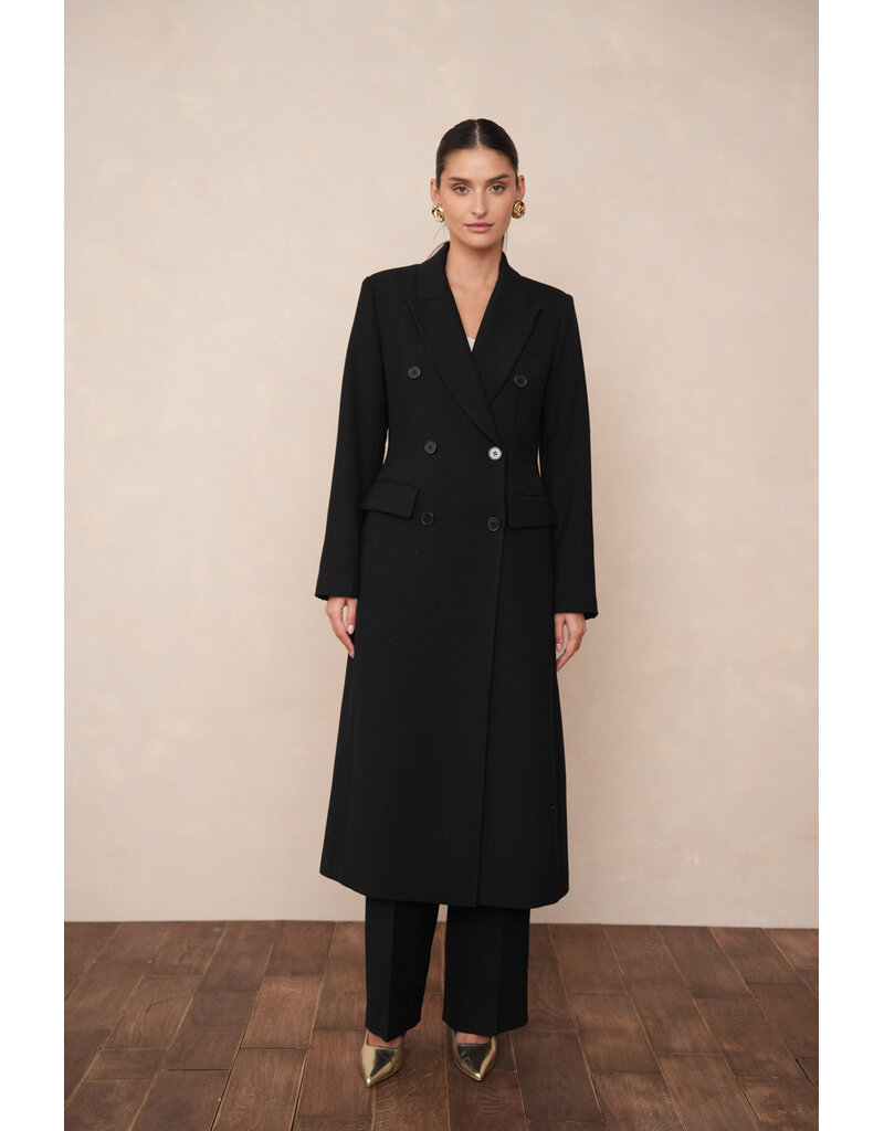 DANA FLOREA Mantel Coat Bridget Black