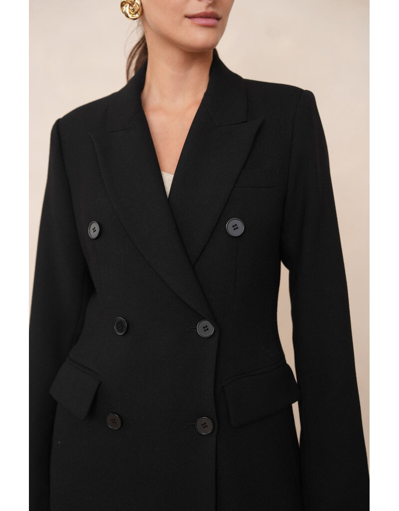 DANA FLOREA Mantel Coat Bridget Black