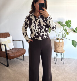 DANA FLOREA Pantalon Lieke Coffee
