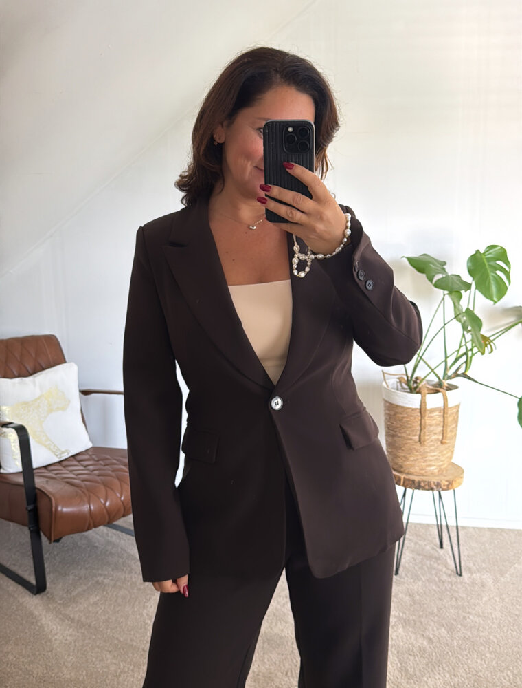 DANA FLOREA Blazer Alexia Coffee