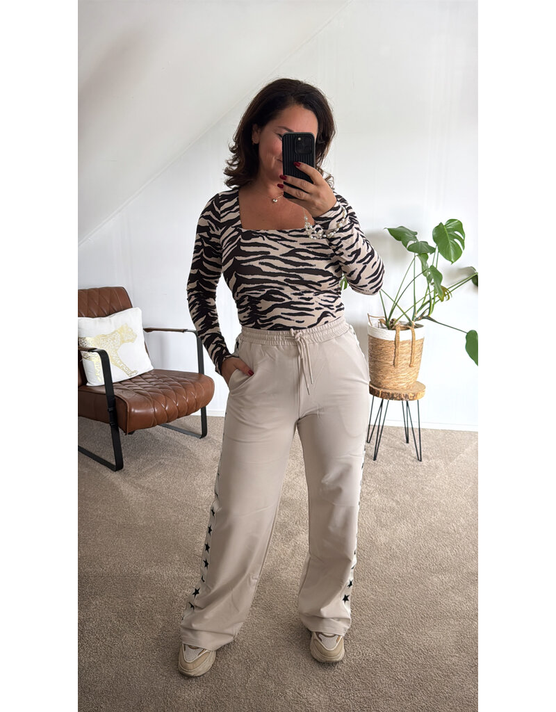 DANA FLOREA Broek Gabi Ecru