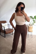 DANA FLOREA Broek Amber Bruin