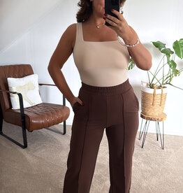 DANA FLOREA Broek Amber Bruin