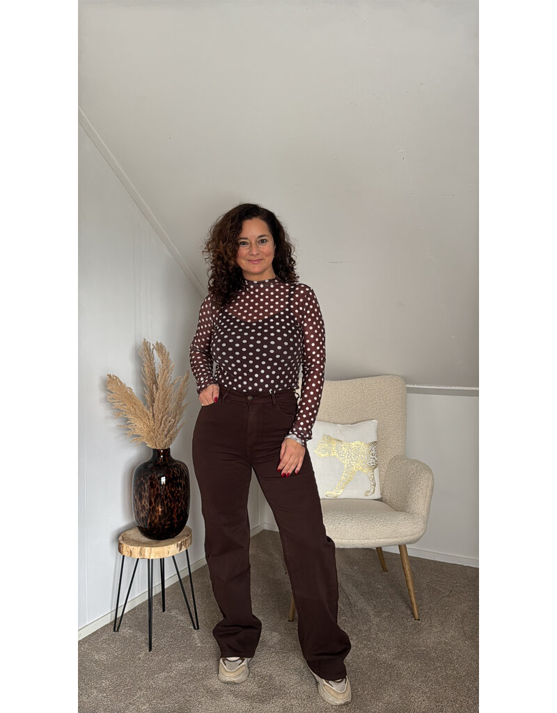 DANA FLOREA Top Dots Olivia Bruin