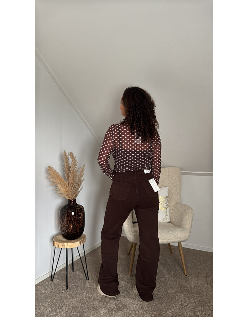 DANA FLOREA Top Dots Olivia Bruin