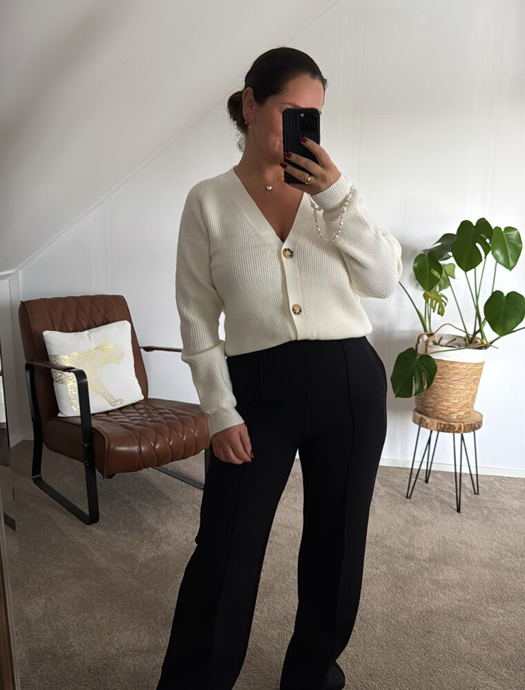 DANA FLOREA Broek Amber Black