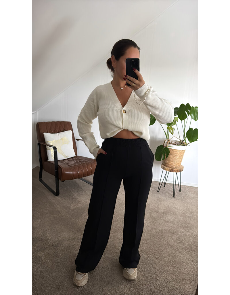 DANA FLOREA Broek Amber Black