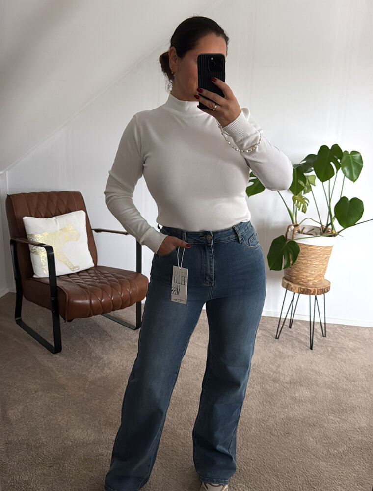 DANA FLOREA Wide Leg Jeans Blue