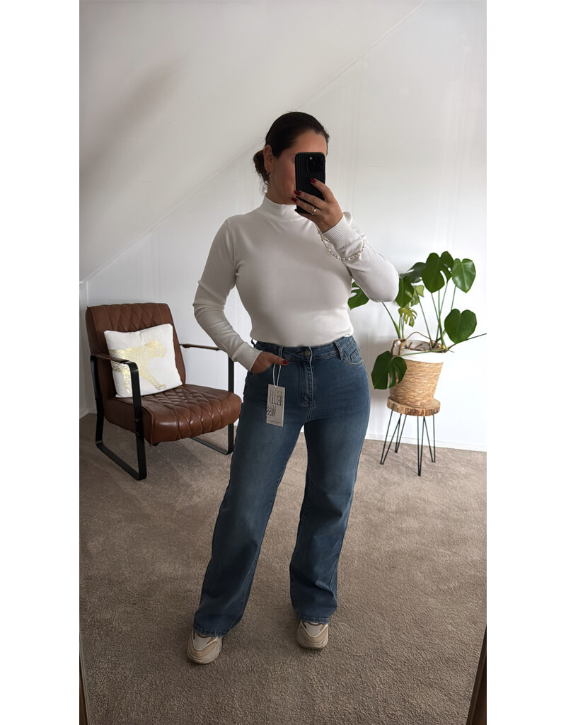 DANA FLOREA Wide Leg Jeans Blue