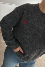 DANA FLOREA Compleet Setje Trui+Muts+Sjaal Grey