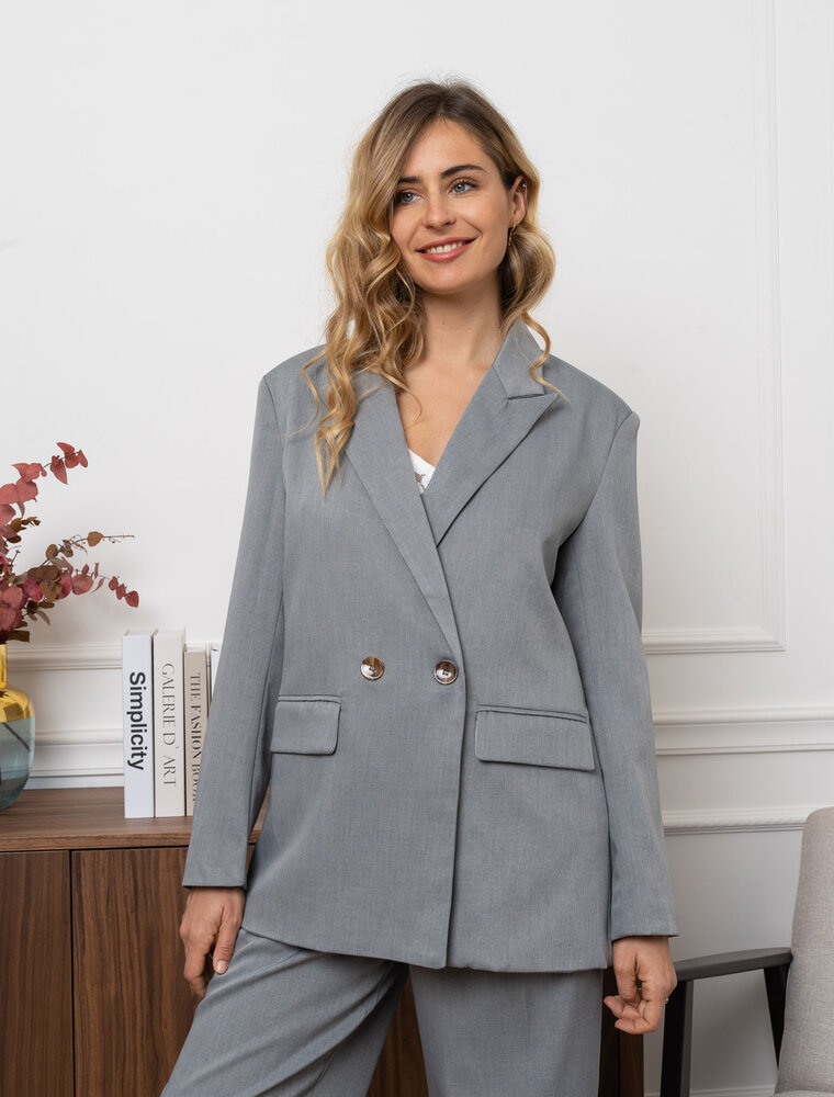 DANA FLOREA Blazer Felice Light Grey