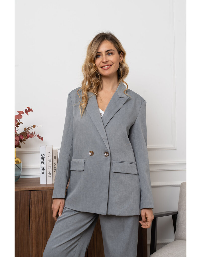 DANA FLOREA Blazer Felice Light Grey
