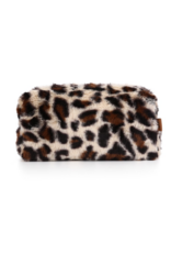 DANA FLOREA Luipaard faux fur make up tas Camel
