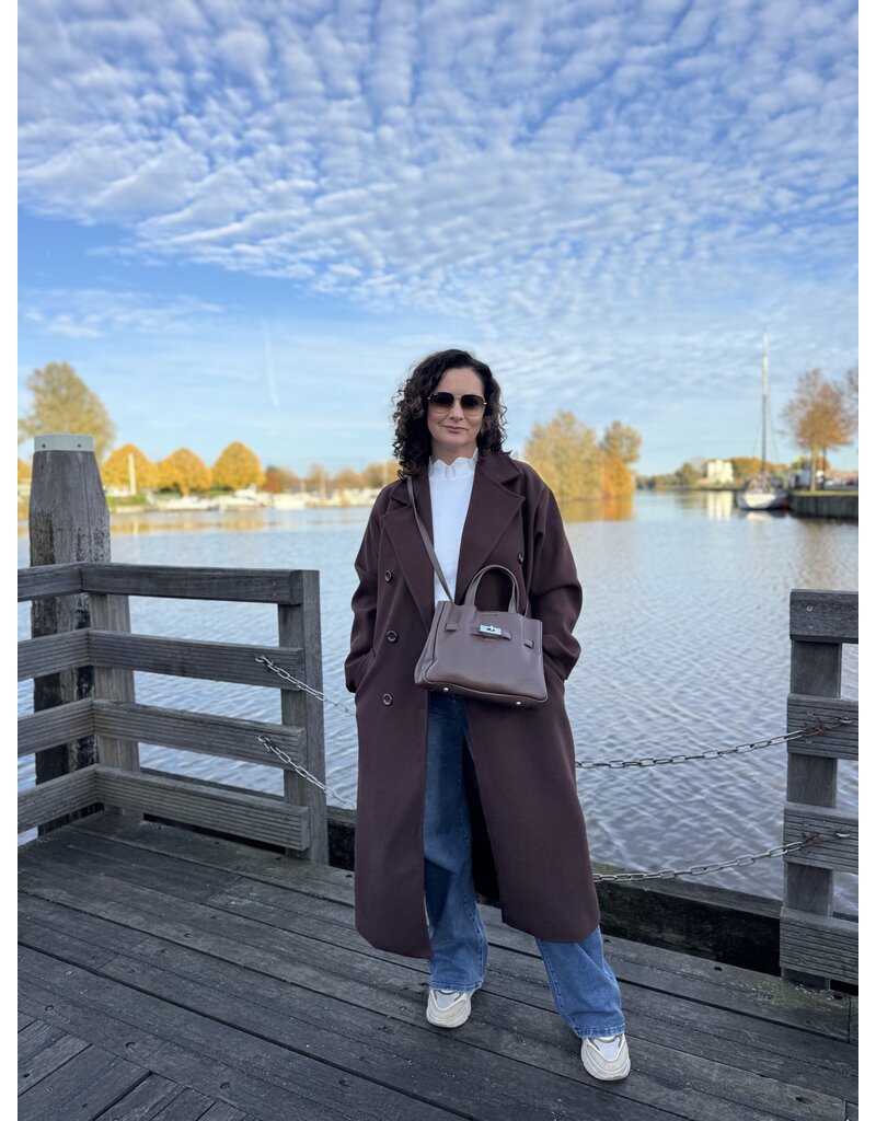 DANA FLOREA Handtas Victoria Coffee