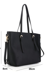 DANA FLOREA Schoudertas Amber Black