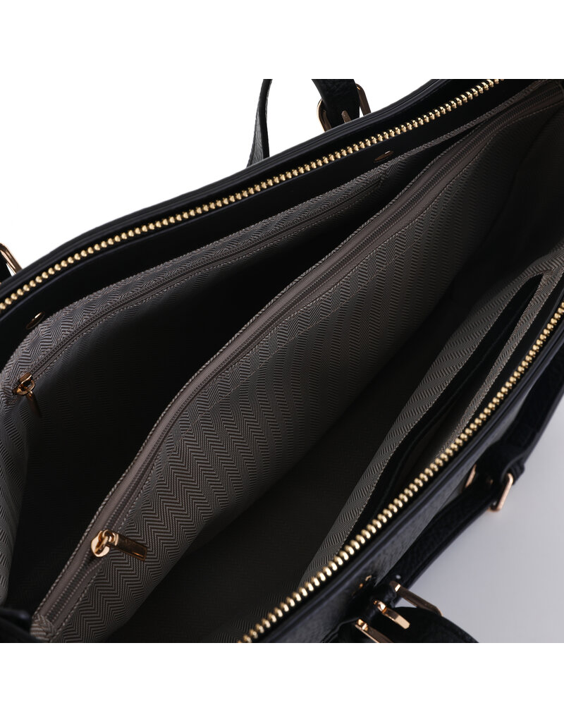 DANA FLOREA Schoudertas Amber Black