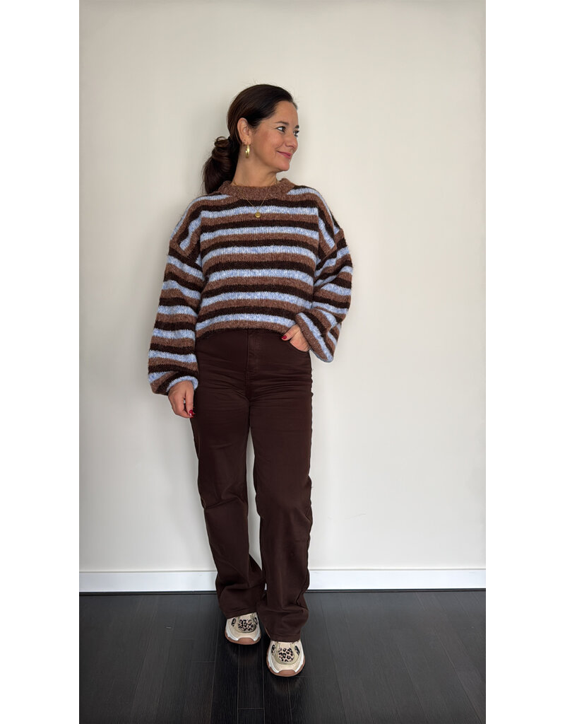 DANA FLOREA Trui Louise Coffee