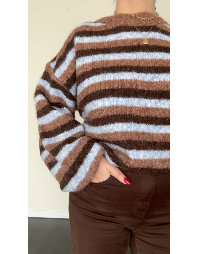 DANA FLOREA Trui Louise Coffee