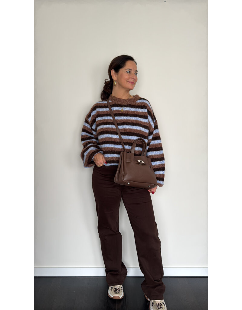 DANA FLOREA Trui Louise Coffee