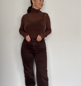 DANA FLOREA Top Ivy Choco