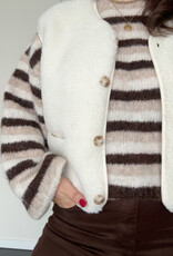 DANA FLOREA Teddy Gilet Senna Beige