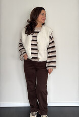 DANA FLOREA Teddy Gilet Senna Beige