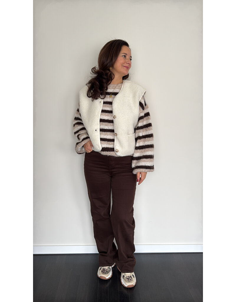 DANA FLOREA Trui Louise Taupe