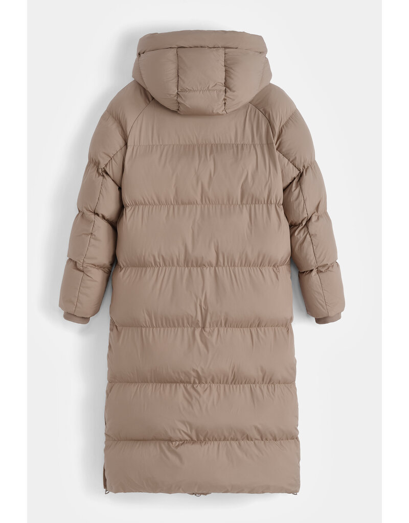 DANA FLOREA Winterjas Gewatteerd Taupe
