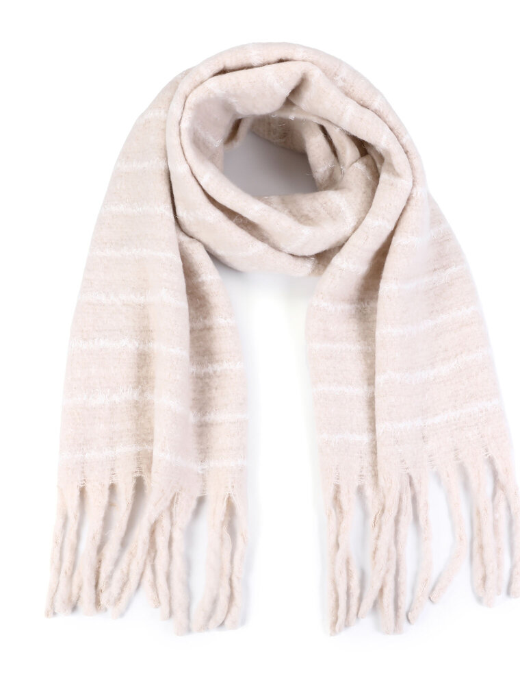 DANA FLOREA Zachte Winter Sjaal Beige