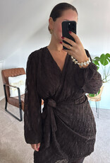 DANA FLOREA Dress Tess Coffee