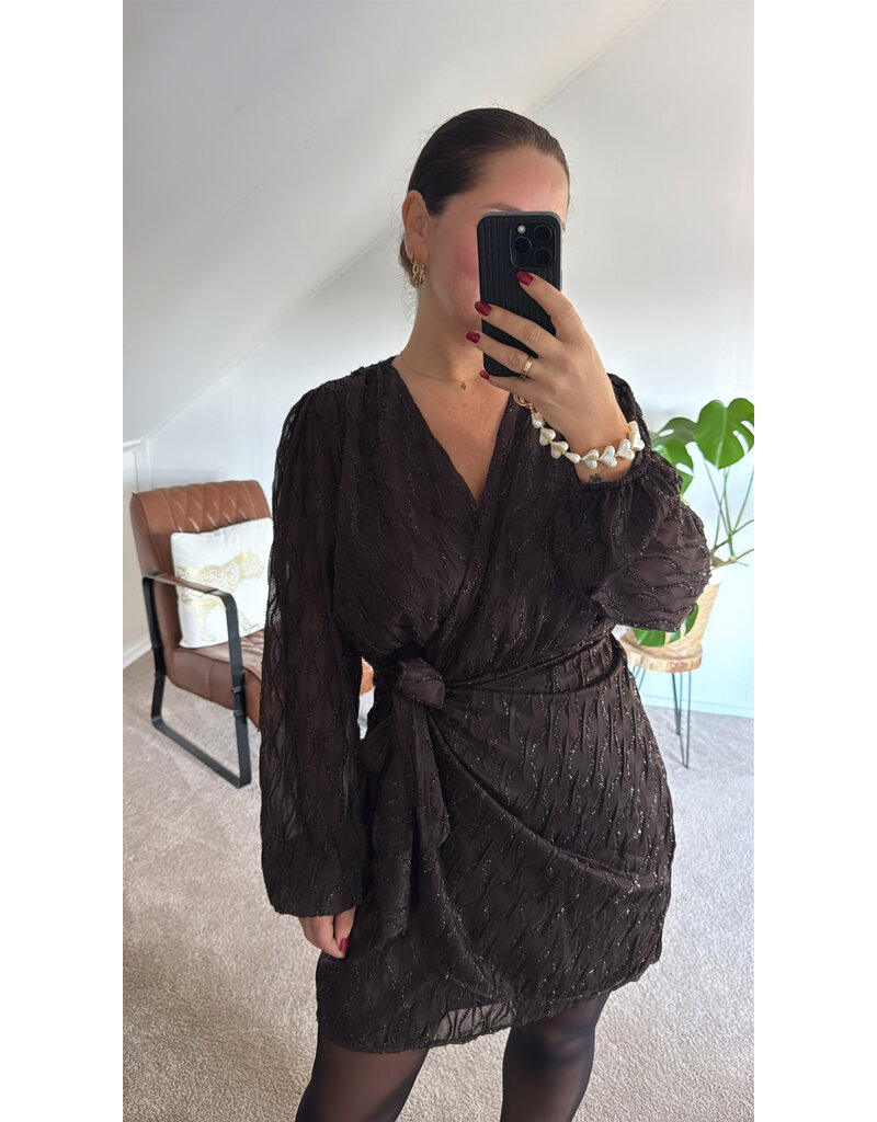 DANA FLOREA Dress Tess Coffee