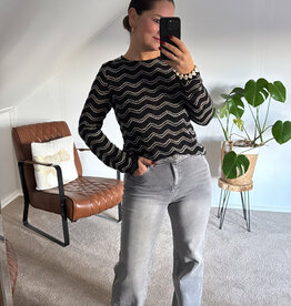 DANA FLOREA Wide Leg Jeans Light Grey