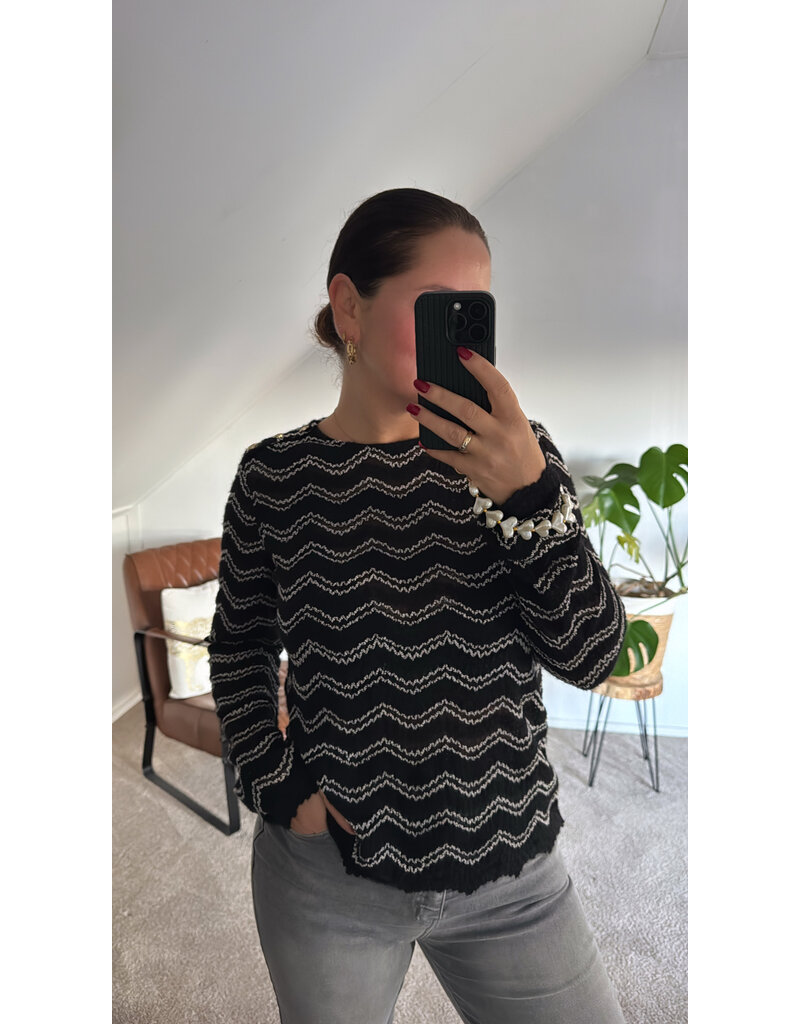 DANA FLOREA Top Benthe Black