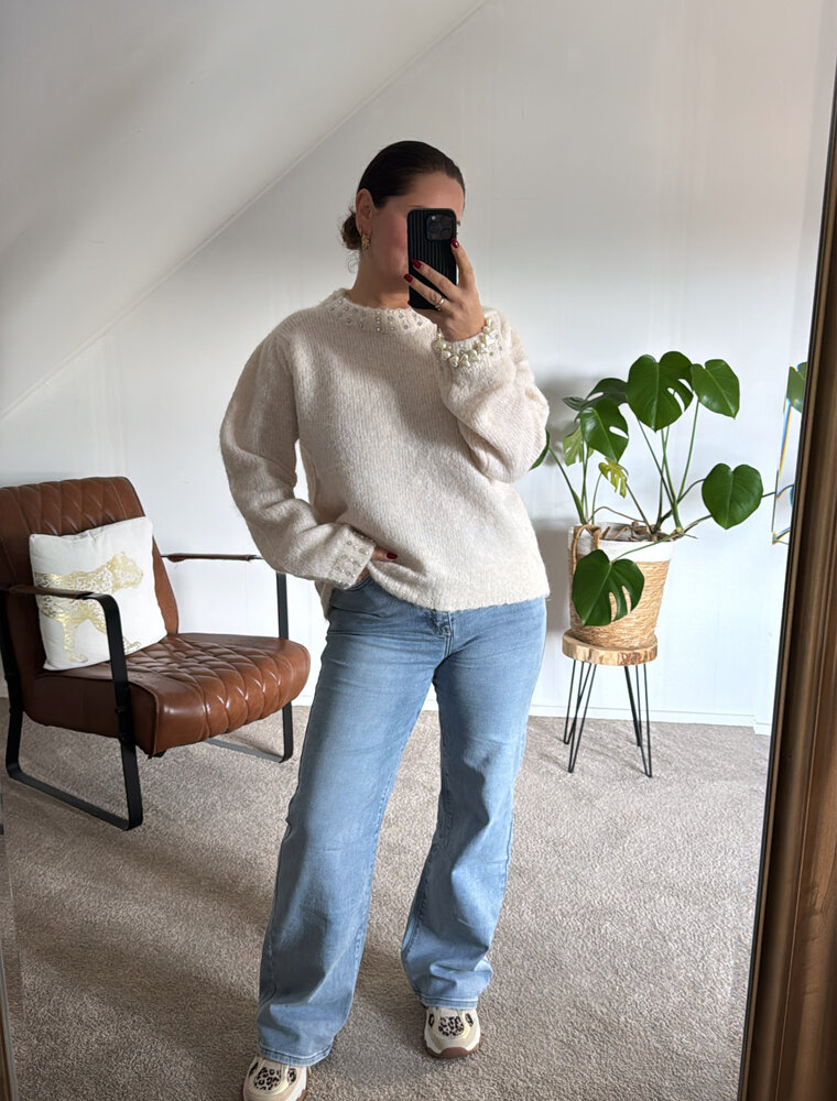 DANA FLOREA Wide Leg Jeans Blue